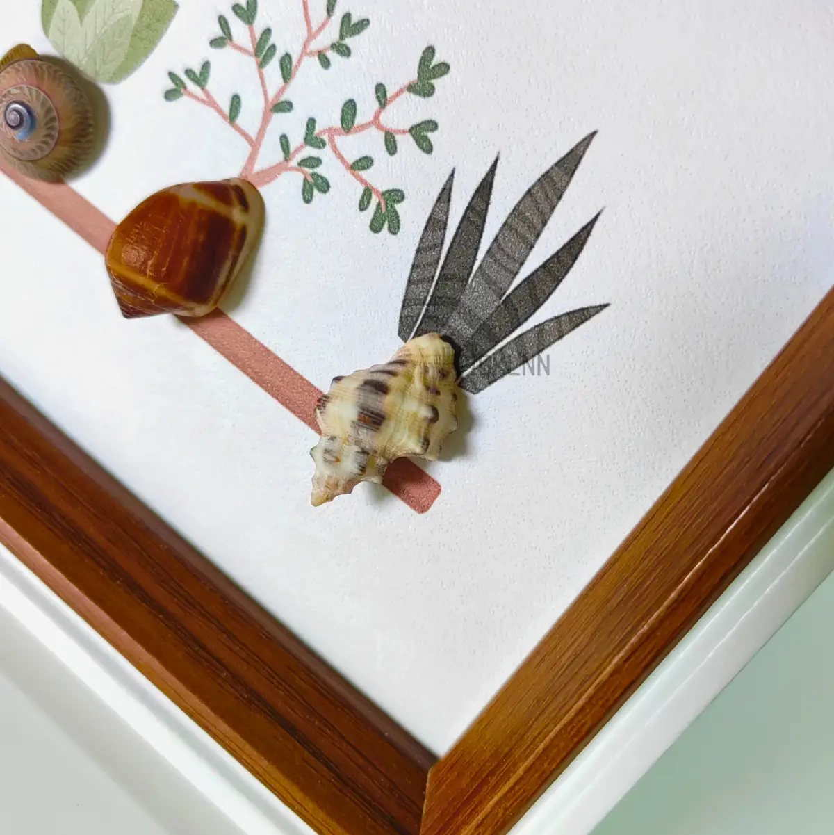 The World of Conch Shells – shell garden wall art by PICKLNN