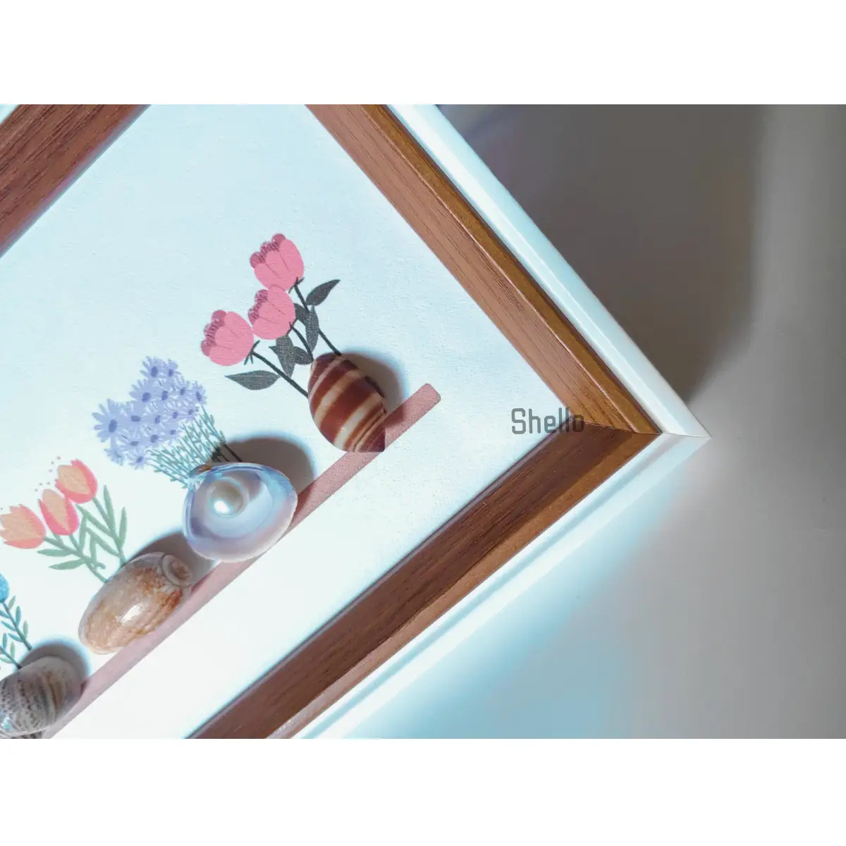 handmade ocean scene frame by PICKLNN