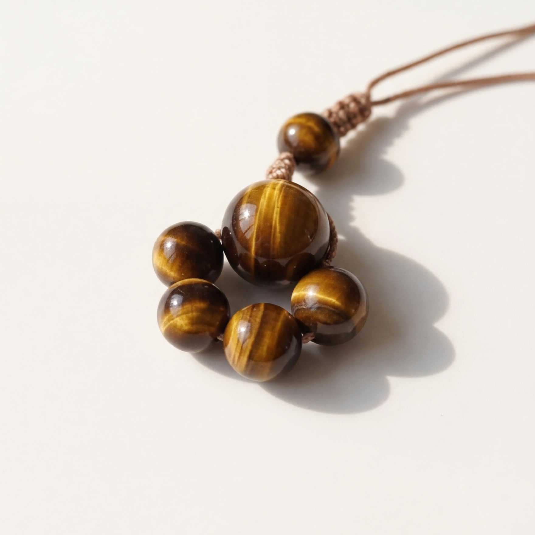 Tiger’s Eye Gemstone Charm