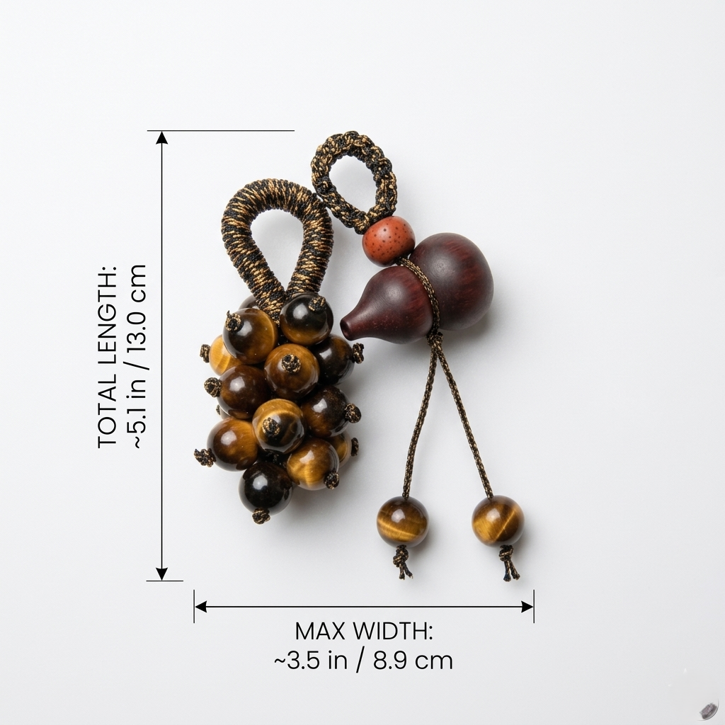 Exquisite wood carving and bead details