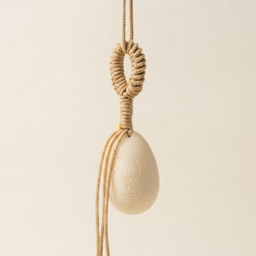 Fidget Toy Ivory Nut Pocket Charm - Image 4