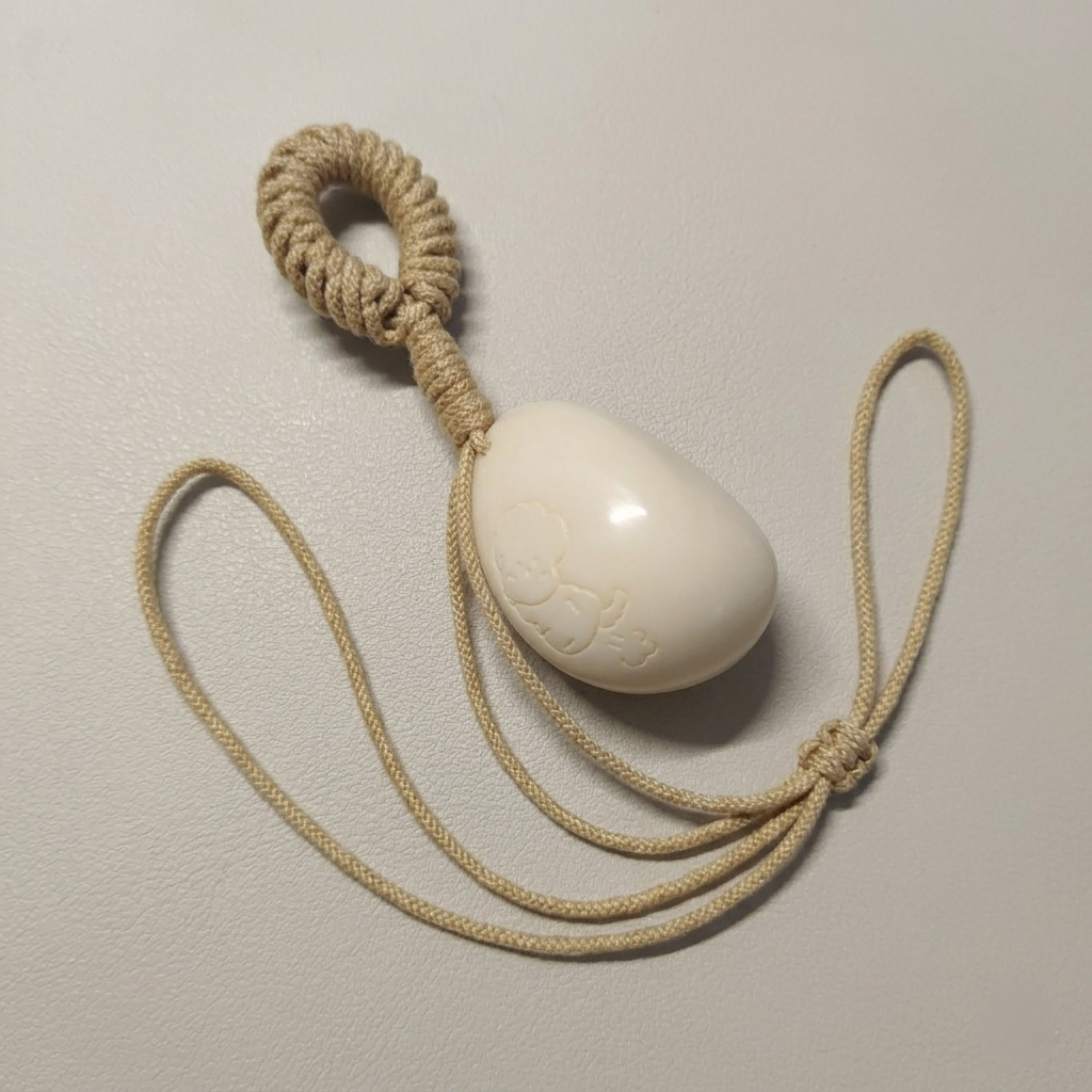 Fidget Toy Ivory Nut Pocket Charm - Image 3