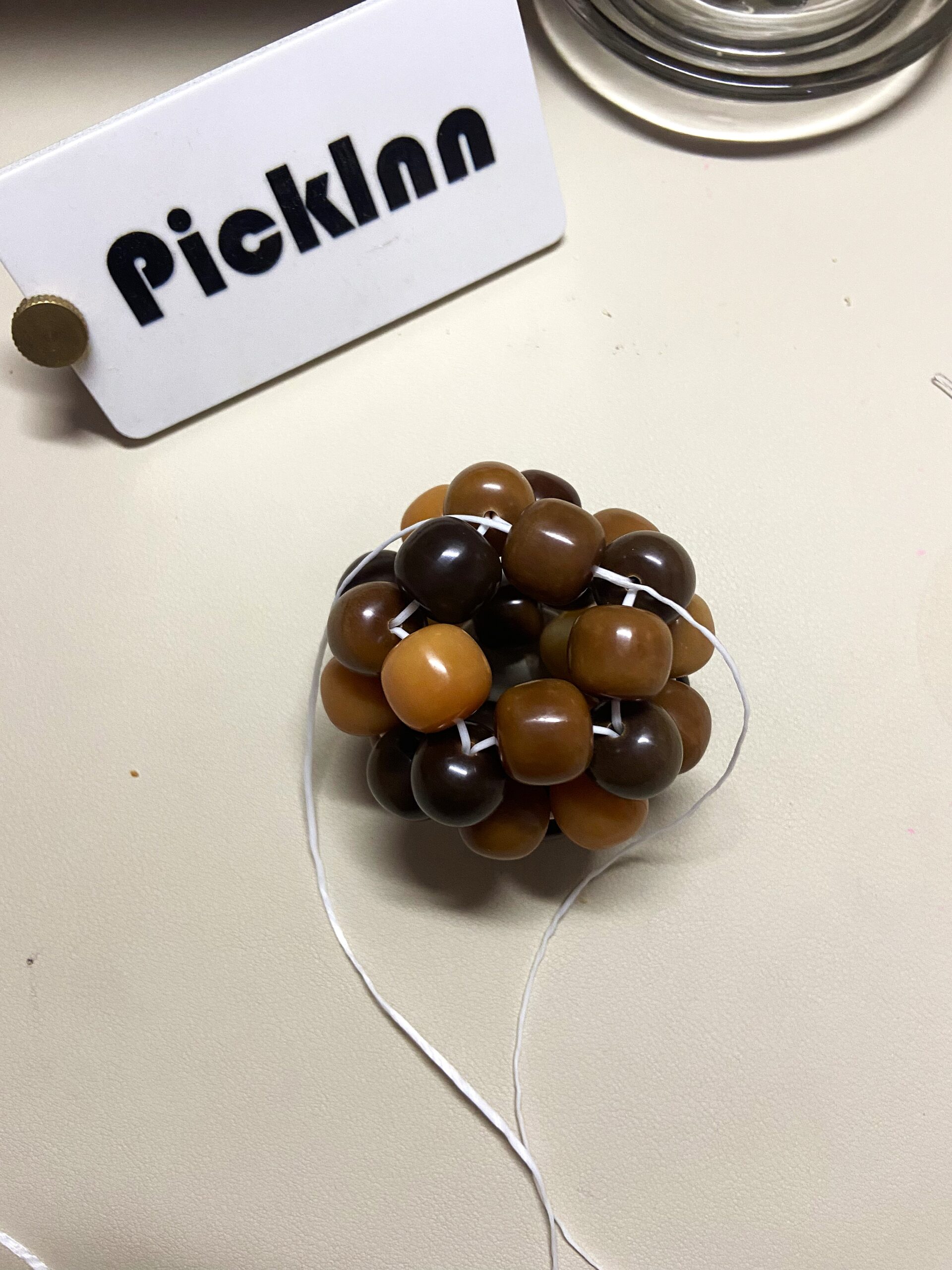 The Bodhi Stress Sphere: Natural 14mm Squeeze Ball - Image 2