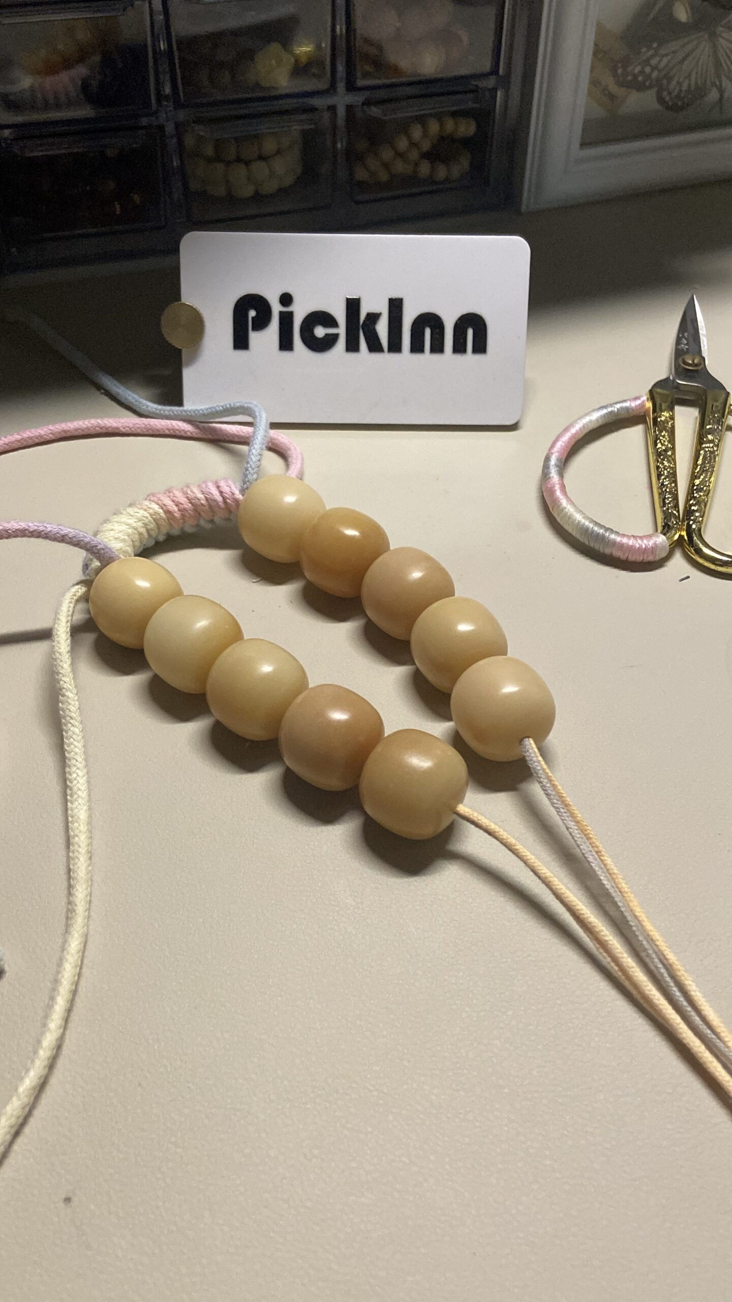 10-Bead 20mm Natural Bodhi Bead Handheld Fidget with Colorful Tassel 2 10-bead 20mm natural bodhi handheld fidget