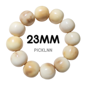 23mm natural Bodhi seed bracelet with natural markings