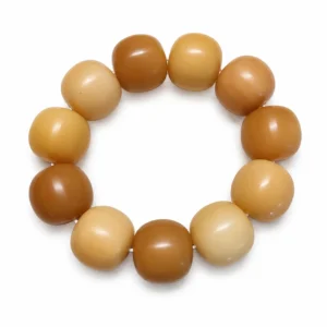 23mm natural Bodhi handheld fidget beads with tassel