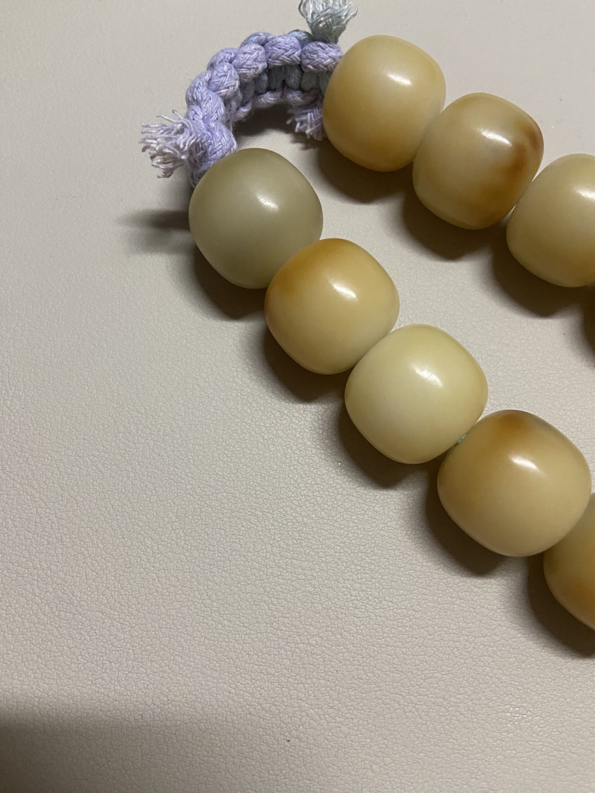 18mm Natural Bodhi Handheld Fidget – Handmade Bead Worry Beads 2 18mm natural Bodhi handheld fidget beads 18mm natural Bodhi beads