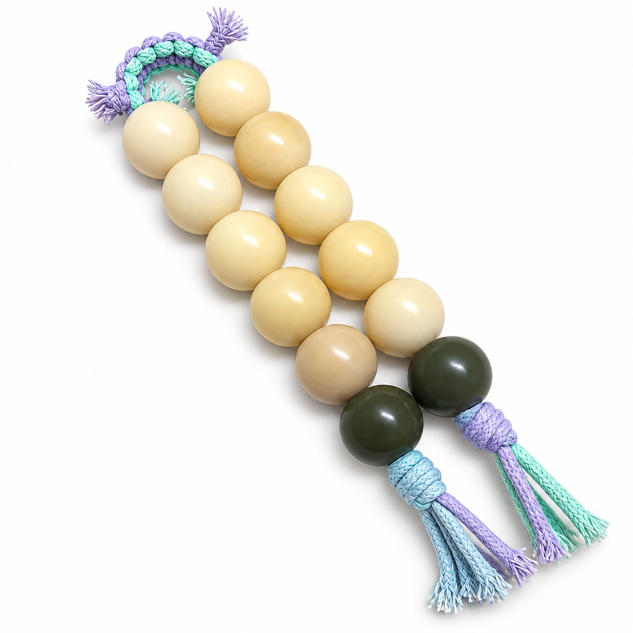 23mm Natural Bodhi Handheld Fidget – Handmade Bead Worry Beads 2 18mm natural Bodhi handheld fidget beads 23mm natural Bodhi beads