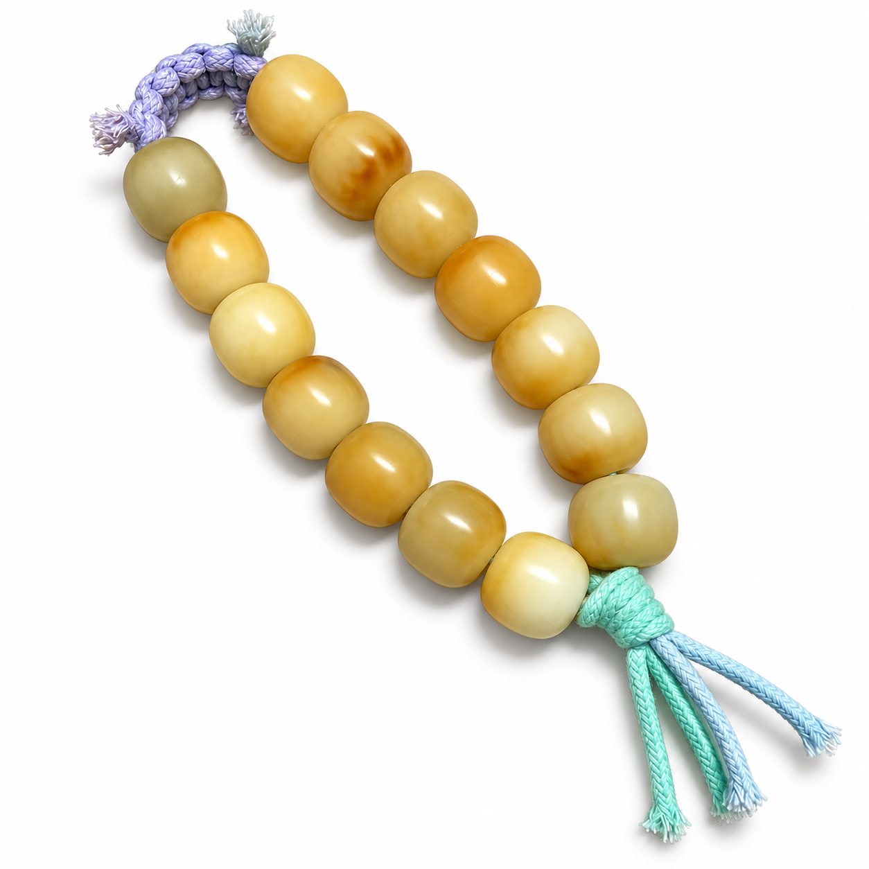 18mm Natural Bodhi Handheld Fidget – Handmade Bead Worry Beads 1 18mm natural Bodhi handheld fidget beads 18mm natural Bodhi beads